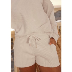 s.Oliver RED LABEL Beachwear Sweatshort - Korte broek in geribde stof Korte broek van ribkwaliteit met zijzakken, loungewear
