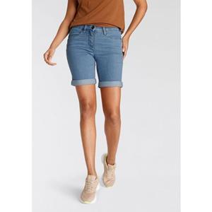 Arizona Jeansbermuda wijde pasvorm, korte pasvorm, hoge taille