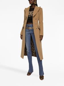 dolce&gabbana Dolce & Gabbana double-breasted midi coat - Beige