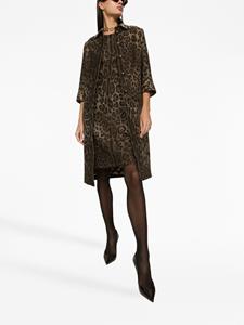 dolce&gabbana Dolce & Gabbana Jas met enkele rij knopen - Bruin