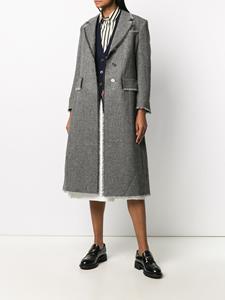 thombrowne Thom Browne Mantel met RWB-streep - Grijs