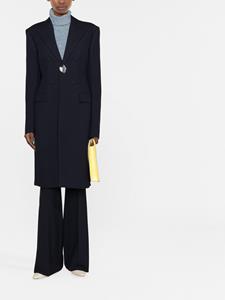 Jil Sander Wollen jas - Blauw