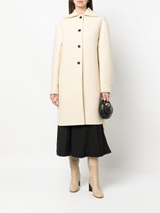 Jil Sander Jas met enkele rij knopen - Beige