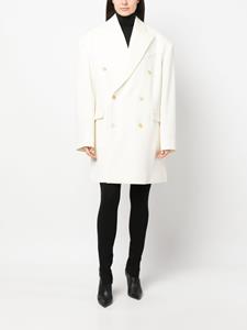 WARDROBE.NYC Jas met dubbele rij knopen - Beige