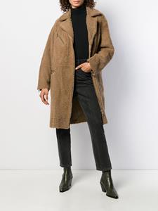 Yves Salomon Lammy coat - Beige