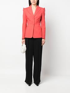 Rochas Blazer met enkele rij knopen - Rood