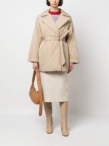 tommyhilfiger Tommy Hilfiger Donsjack met striksluiting - Bruin