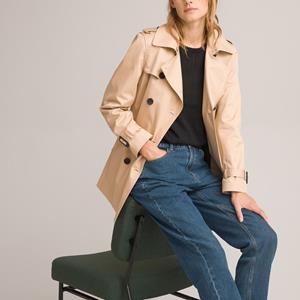 LA REDOUTE COLLECTIONS Halflange trenchcoat met knoopsluiting