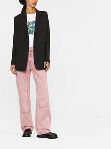 DSQUARED2 Blazer met dubbele rij knopen van scheerwol - Zwart