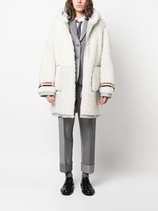 Thom Browne Lammy coat - Wit