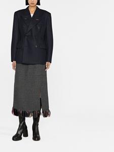 maisonmargiela Maison Margiela Blazer met krijtstreep - Blauw