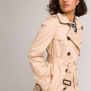 LA REDOUTE COLLECTIONS Lange trenchcoat met knoopsluiting