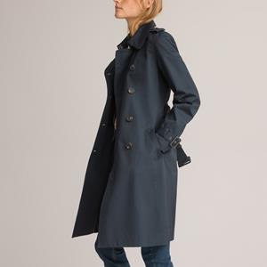 LA REDOUTE COLLECTIONS Lange trenchcoat met knoopsluiting