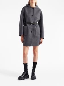 Prada Wollen mantel - Grijs