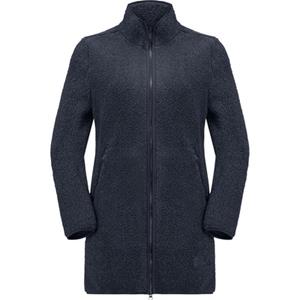 Jack Wolfskin - Women's High Curl Coat - Fleecevest, blauw
