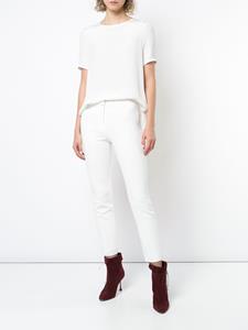adamlippes Adam Lippes cigarette skinny trousers - Wit