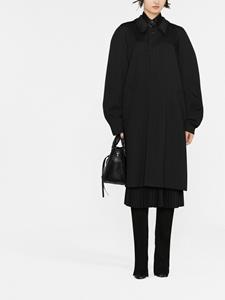 maisonmargiela Maison Margiela Mantel met enkele rij knopen - Zwart