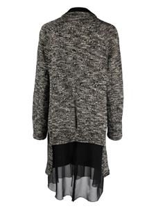 Undercover Jas met enkele rij knopen - Zwart