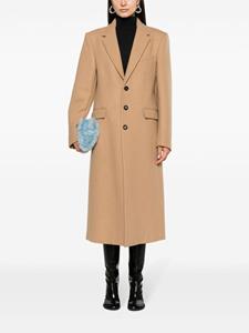 WARDROBE.NYC Jas met enkele rij knopen - Beige
