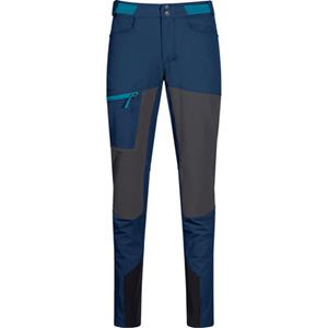 Bergans Cecilie Mountain Softshell Pants (Maat - S, Kleur - Deep Sea Blue/Solid Dark Grey)
