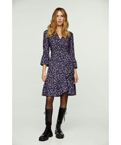 Conquista Wikkeljurk In Viscose Met Bloemenprint En Klokmouwen