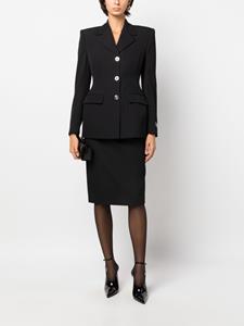 Versace Fluwelen blazer - Zwart