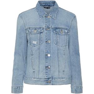 Vero Moda Jeansjack VMZORICA LS DENIM JACKET MIX NOOS met lichte destroyed-effecten