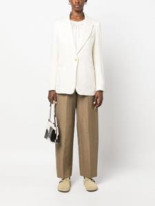 forteforte Forte Forte Blazer met enkele rij knopen - Wit