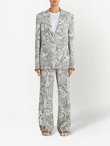 ETRO Blazer met enkele rij knopen - Wit