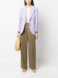 victoriabeckham Victoria Beckham Blazer met enkele rij knopen - Paars