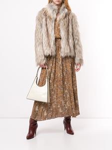 unrealfur Unreal Fur Getextureerde blazer - Bruin