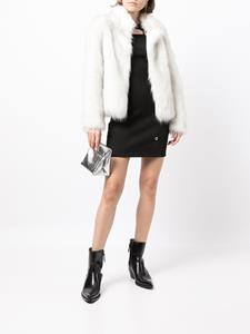 Unreal Fur Jack met hoge hals - Wit