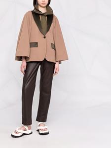 sacai Jack met cape mouwen - Beige