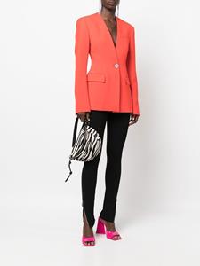 The Attico Blazer met enkele rij knopen - Rood