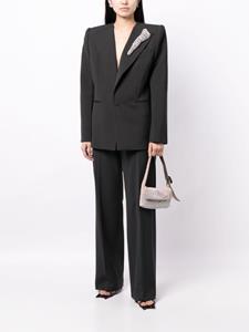 AREA Blazer met enkele rij knopen - Zwart
