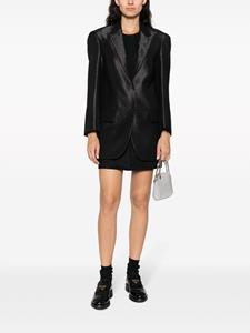 Sportmax Jas met enkele rij knopen - Zwart