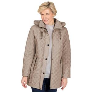 Classic Steppjacke, mit Kapuze