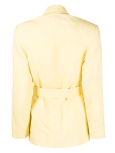 fortedeimarmicouture Forte Dei Marmi Couture Linnen blazer - Geel
