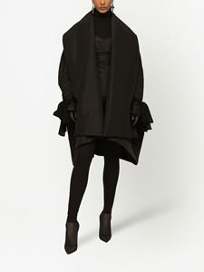 dolce&gabbana Dolce & Gabbana Cape met open voorkant - Zwart