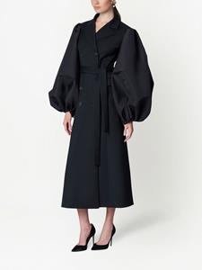 carolinaherrera Carolina Herrera Mantel met dubbele rij knopen - Zwart