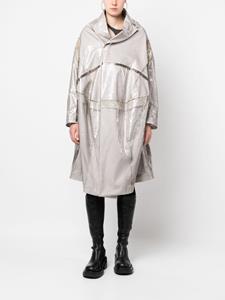 Comme Des Garçons Asymmetrische regenjas - Grijs