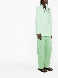 stellamccartney Stella McCartney Blazer met dubbele rij knopen - Groen