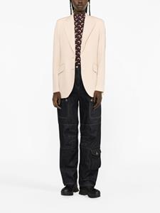 stellamccartney Stella McCartney Blazer met enkele rij knopen - Beige