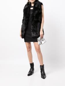 unrealfur Unreal Fur Bodywarmer van imitatiebont - Zwart