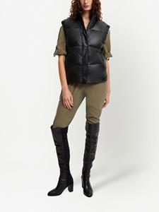 unrealfur Unreal Fur Bodywarmer van imitatieleer - Zwart