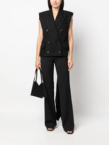 umawang Uma Wang Gilet met dubbele rij knopen - Zwart