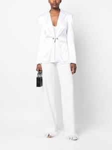 Genny Blazer met enkele rij knopen - Wit