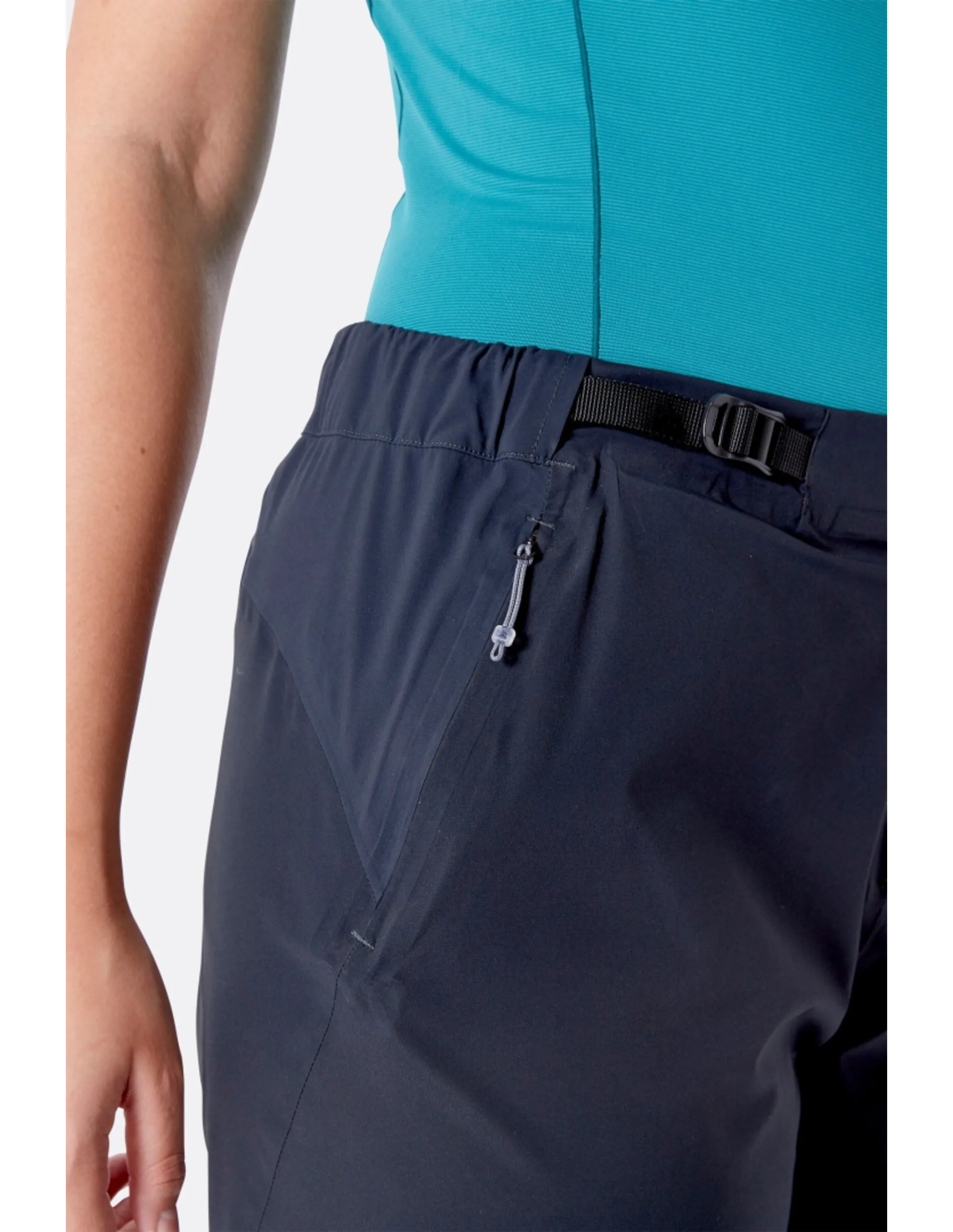 Rab Women's Kinetic Alpine 2.0 Waterproof Pants (Maat - 12 Reg, Kleur - Black)