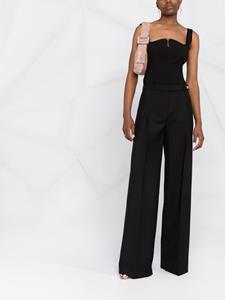 Versace Pantalon met wijde pijpen - Zwart