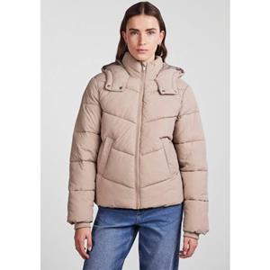 pieces Steppjacke PCJAMILLA SHORT PUFFER JACKET NOOS BC mit Kapuze